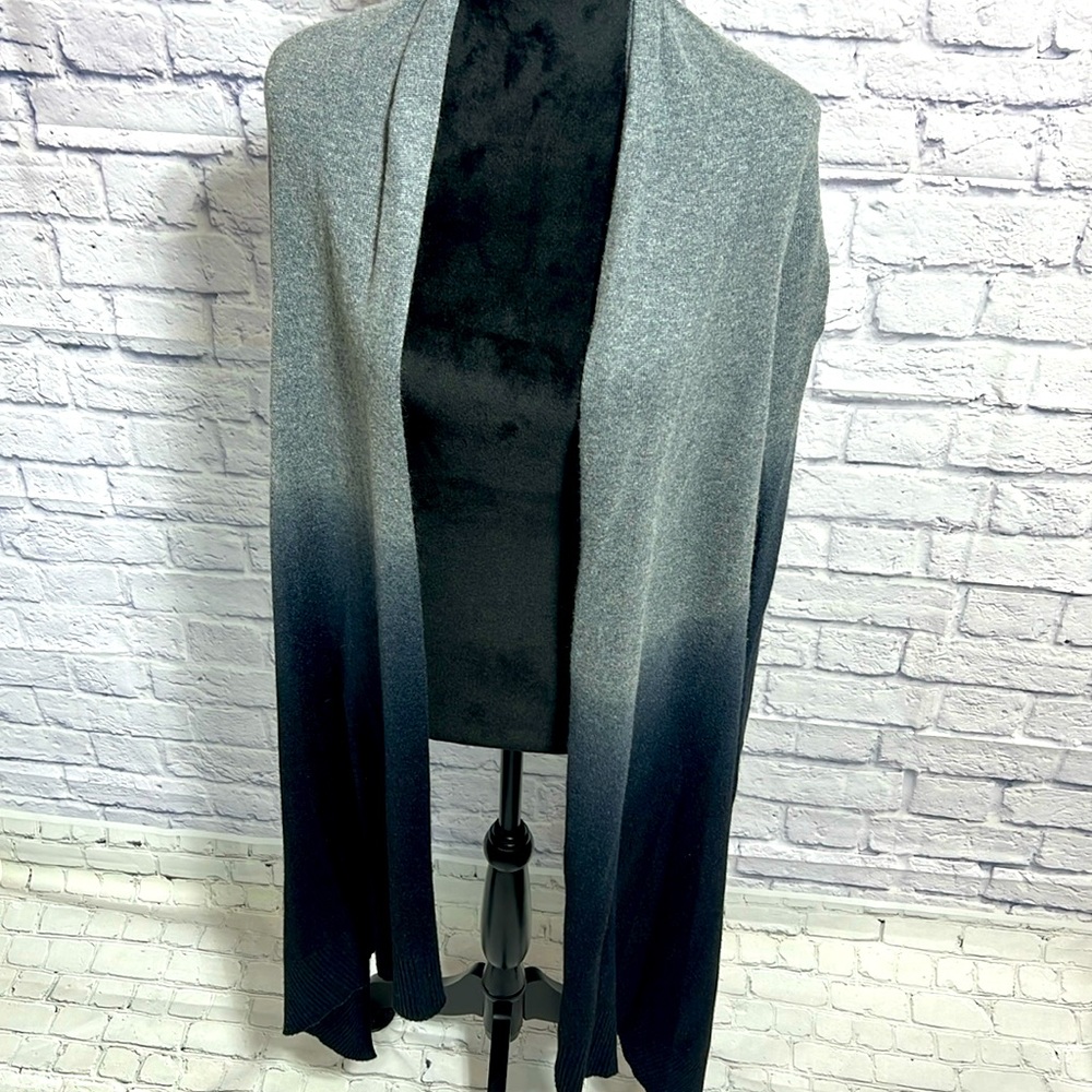 Acrobat Ombré Silk & Cashmere Cardigan Sweater - Picture 2 of 16